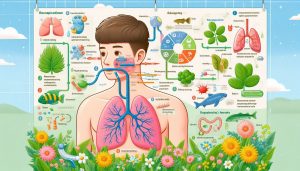 A visual illustration of Respiration in organisms from class 7 math chapter 6