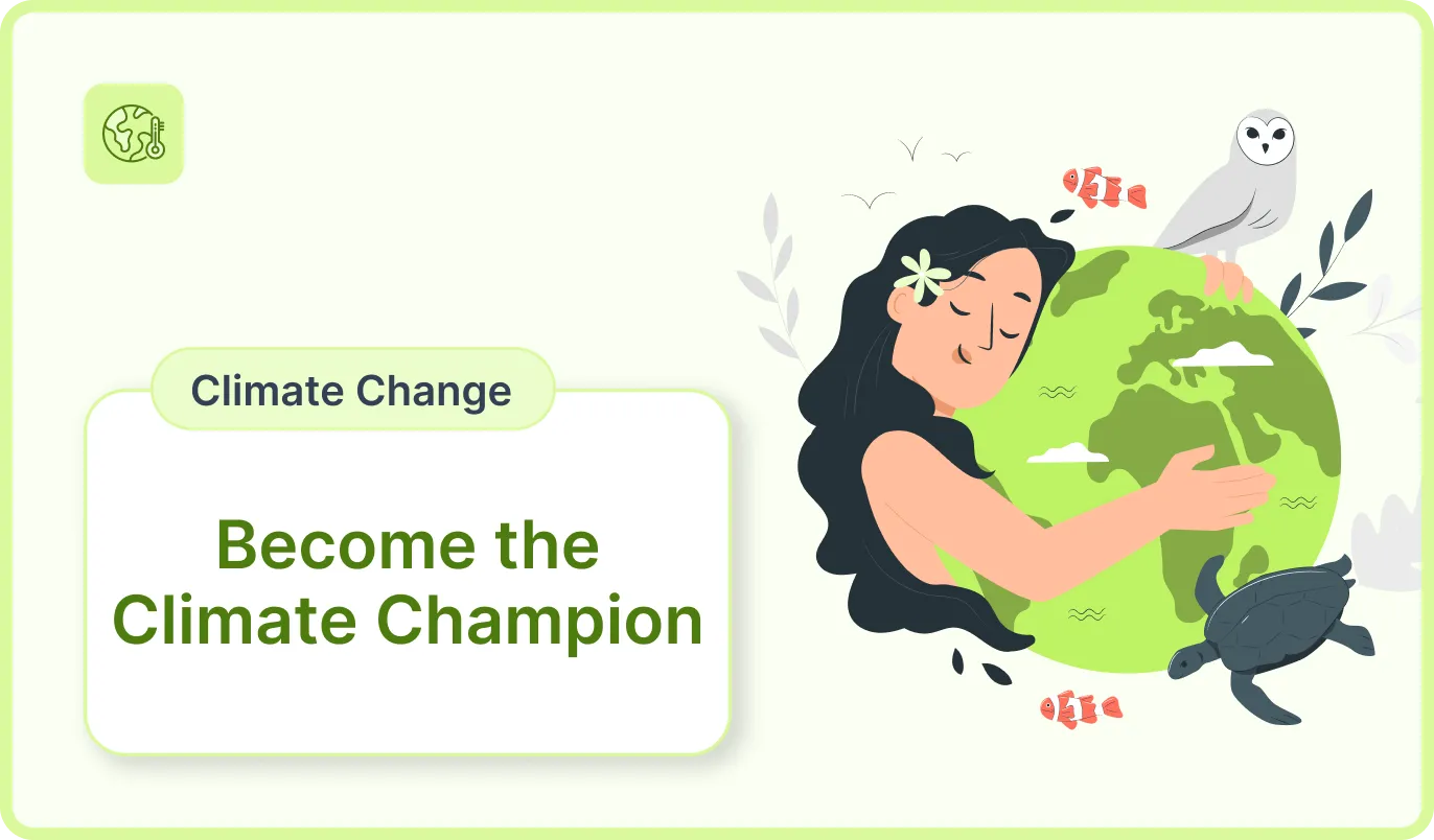 Become climate champion banner