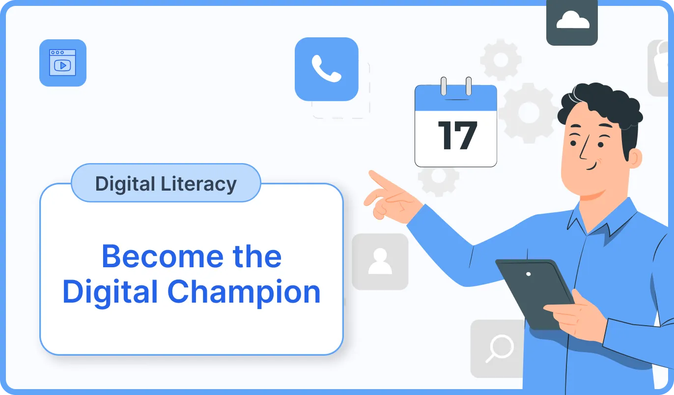 become the digital champion banner