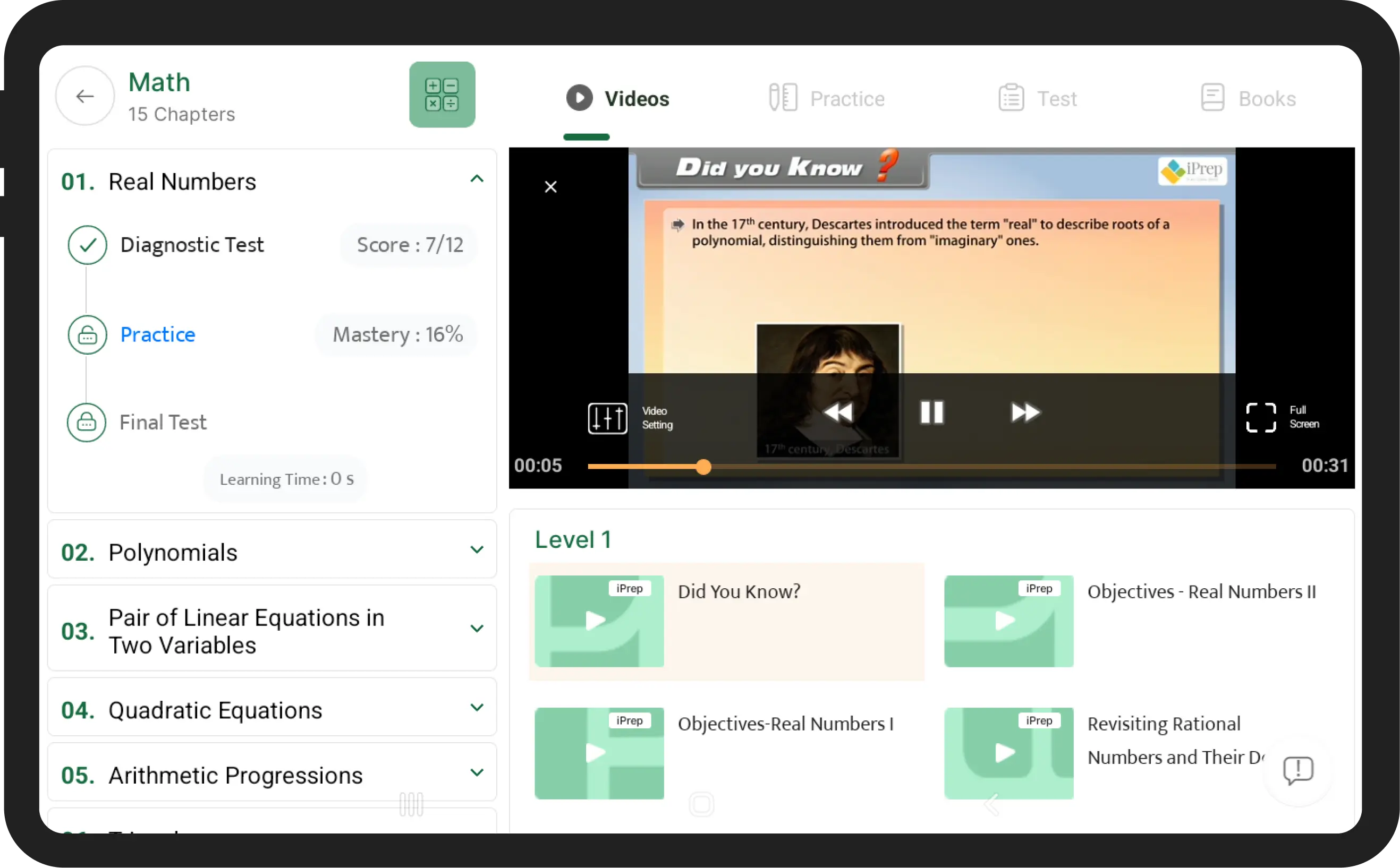 A visual representing how students can achieve mastery on every chapter using the personalized adaptive learning solutions of PAL Lab