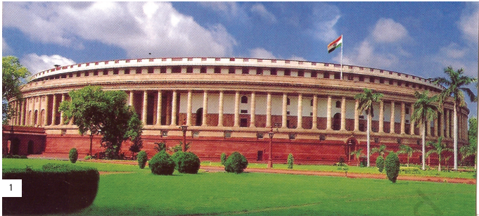 A visual depiction of the parliament from Chapter 3 - Parliament And The Making Of Laws of class 8 Civics