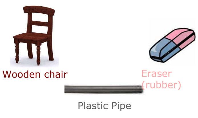 a visual showcasing various types of electric insulators