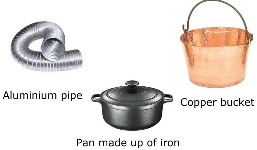 a visual showcasing various types of electric conductors