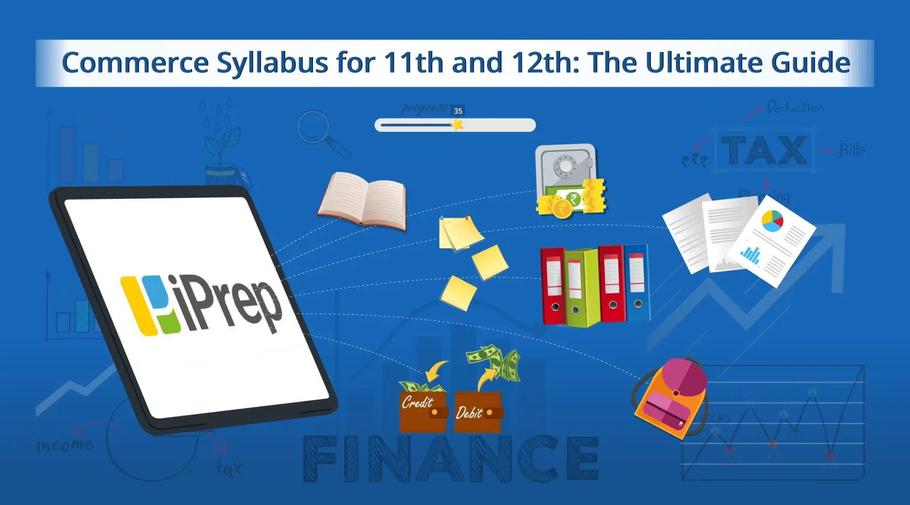 The iPrep App can be an effective companion to help you navigate the commerce syllabus for 11th & 12th grades