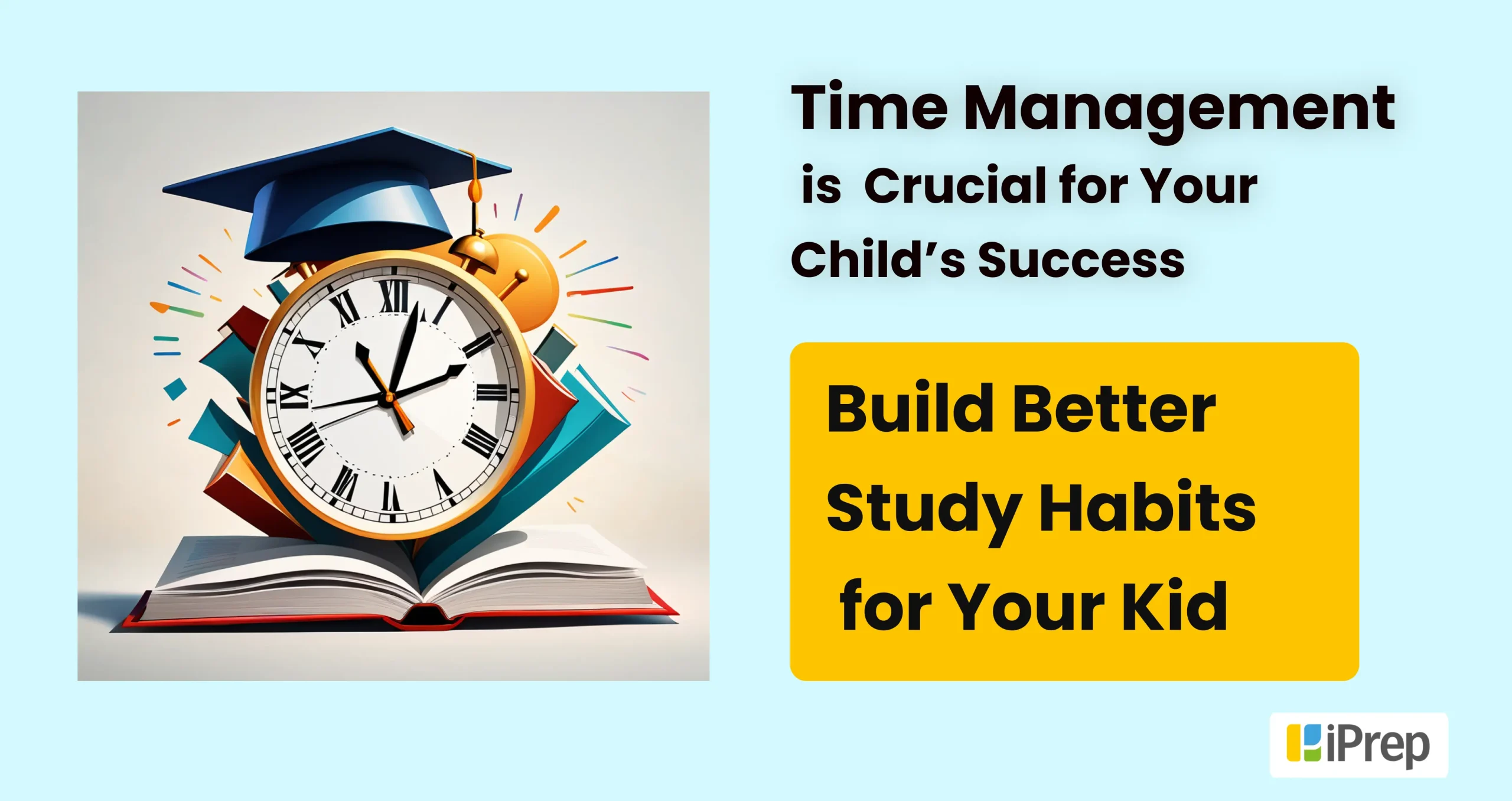 A visual representation of the significance of time management for kids