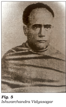 A visual of Ishwar Chandra Vidyasagar, from the class 8 History Chapter 7 - Women Caste And Reform