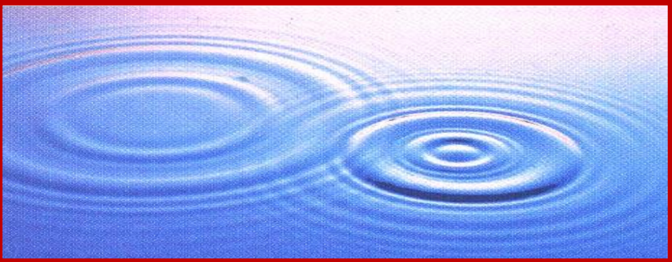 A visual representation of small waves in still water