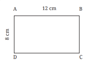 an image depicting a rectangle from class 6 math chapter 6 - Perimeter and Area