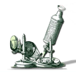 a visual representation of the first version of the microscope invented by Robert Hooke from class 9 science chapter 5 - the fundamental unit of life