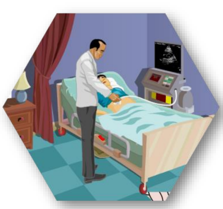 a visual depicting the applications of ultrasound from class 9 science chapter 11 - sound