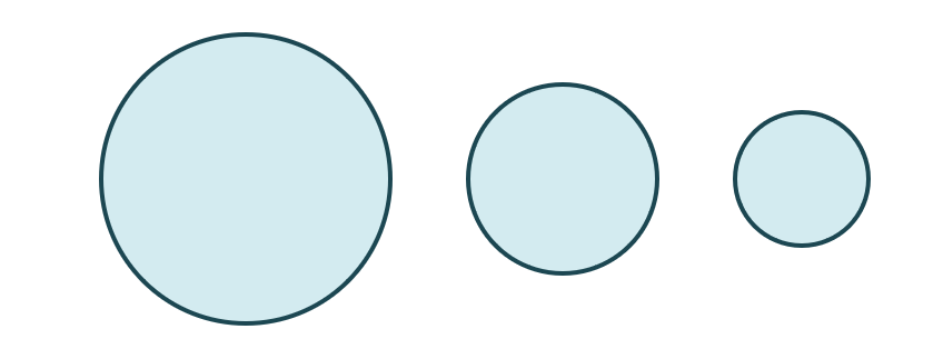 a visual of similar circles from the chapter triangles from class 10 math