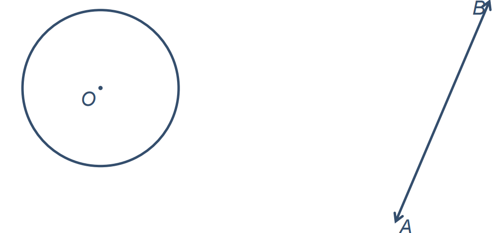 a visual of non-intersecting line from a circle from class 10 math chapter 10 - circles