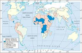 a visual representation of patterns of Population change from class 8 geography chapter 5 - human resources