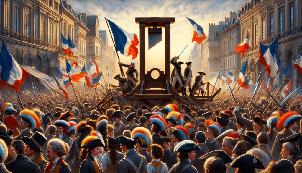 A visual depiction of the French Revolution from class 9 history chapter 1