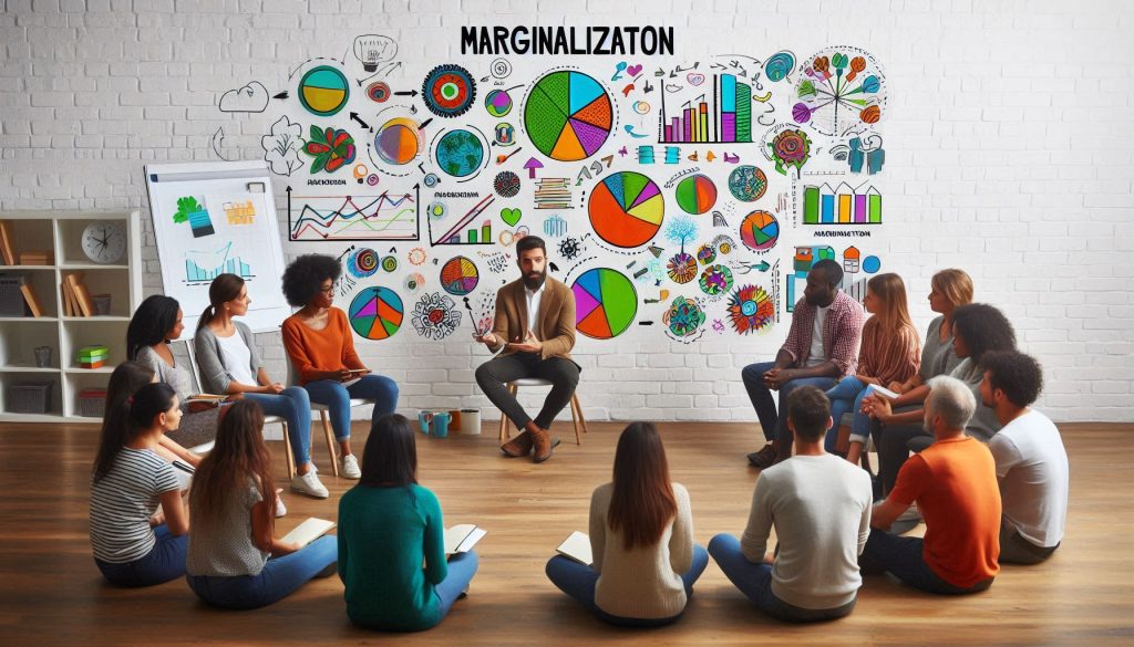 A visual illustration of understanding marginalization from class 8 civics chapter 5