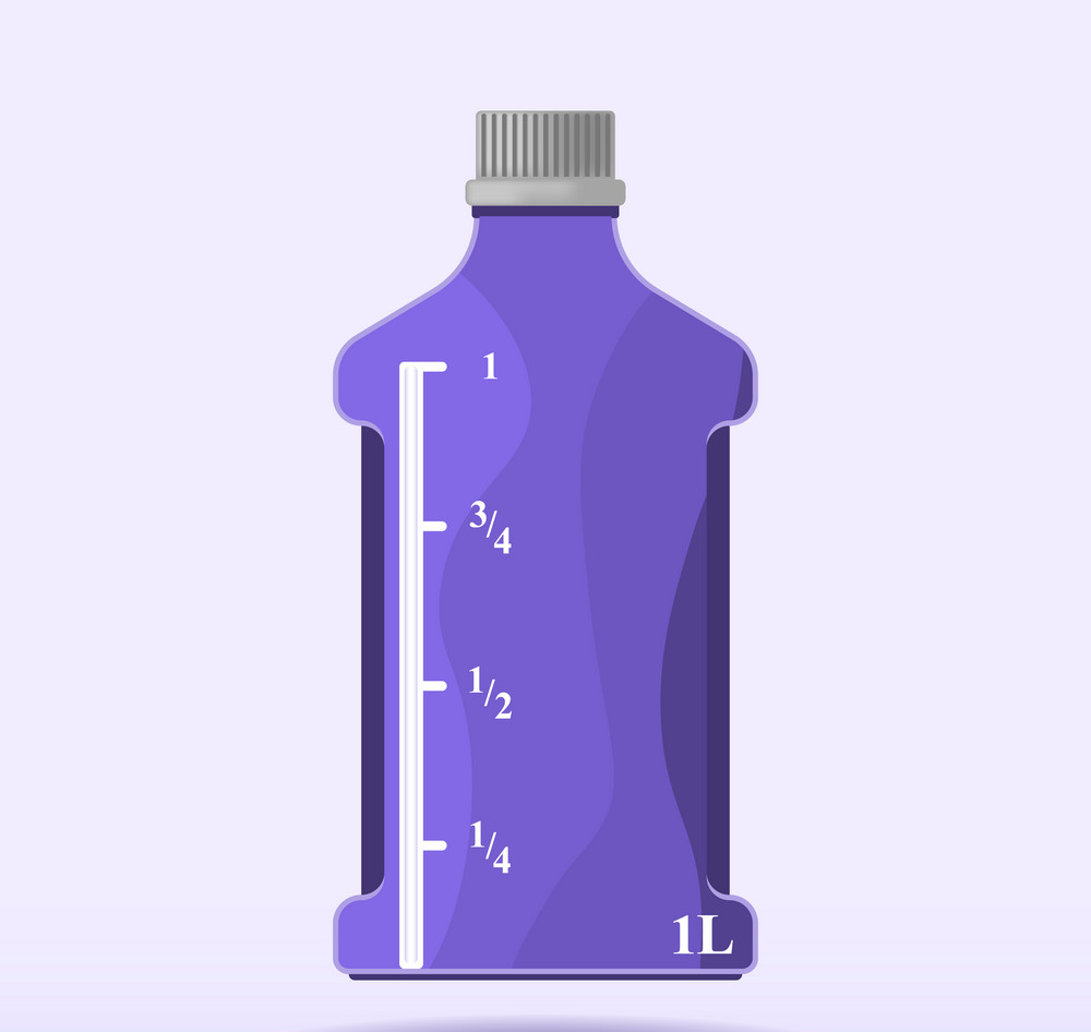 a visual of a capacity-measuring Jar from class 3 math chapter 11 - Filling And Lifting