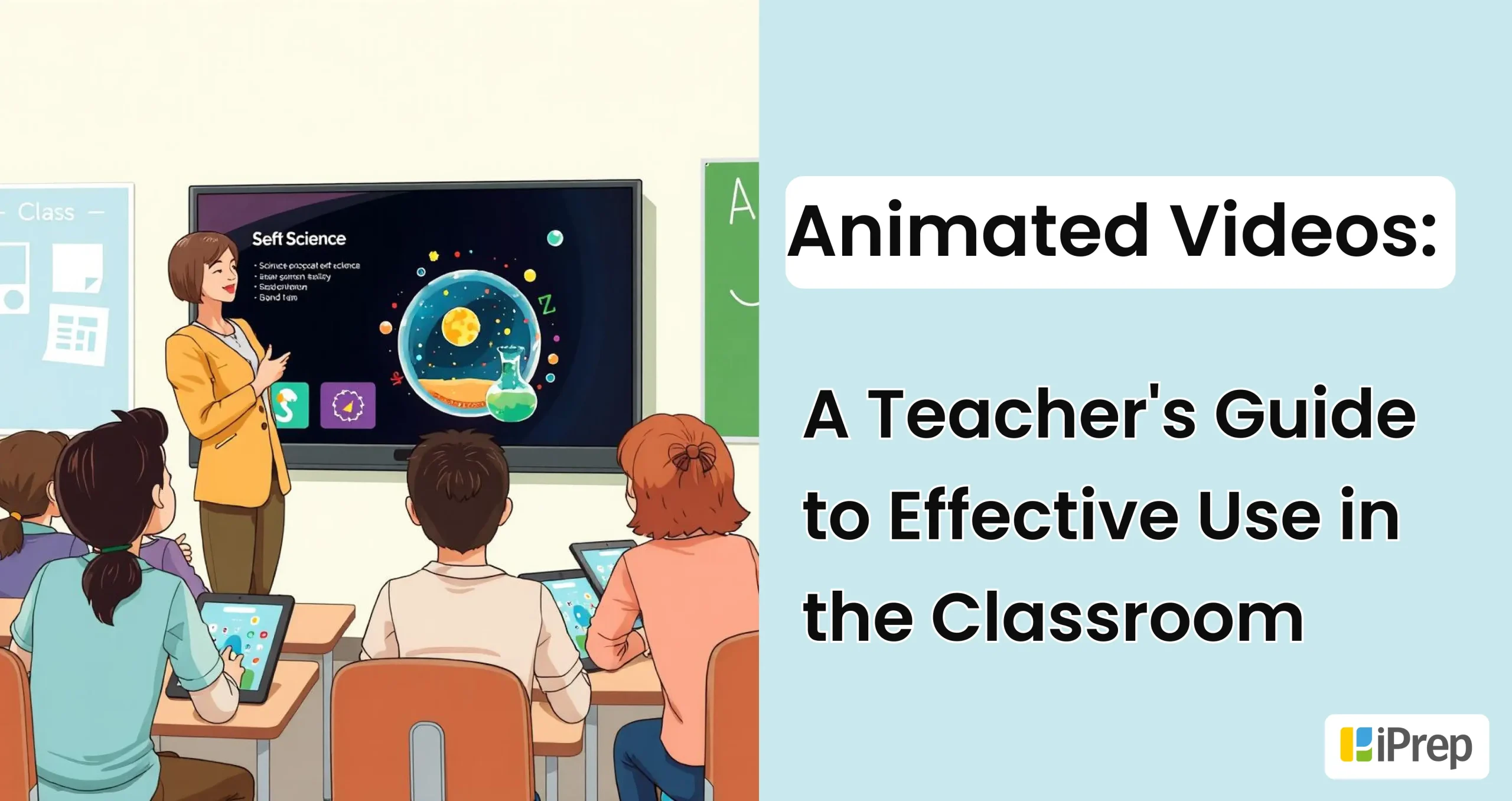 A visual representation of animated videos for students