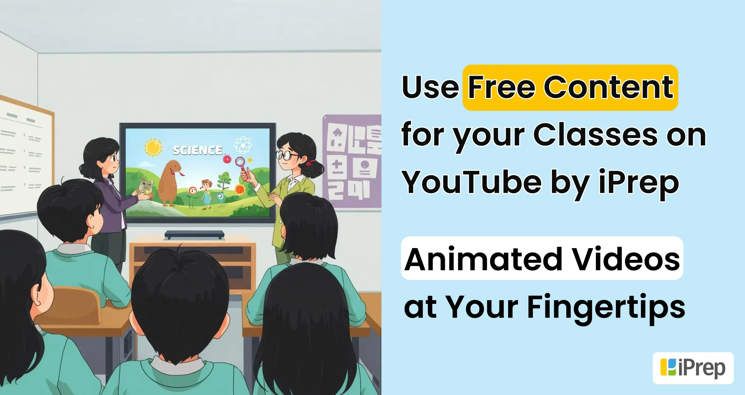 A visual representation of animated videos for classroom