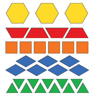 a visual representation of block patterns from class 4 math chapter 10 Play With Patterns