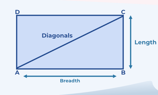 A visual representation of a rectangle from class 3 math chapter 2 - Toy Joy