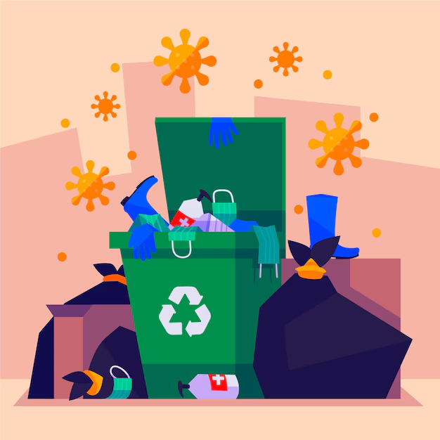 a visual representation of Reduce,- the first rule of waste management from class 3 math chapter 12 - Taking Charge of Waste