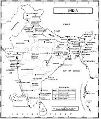 A visual representation of the India map