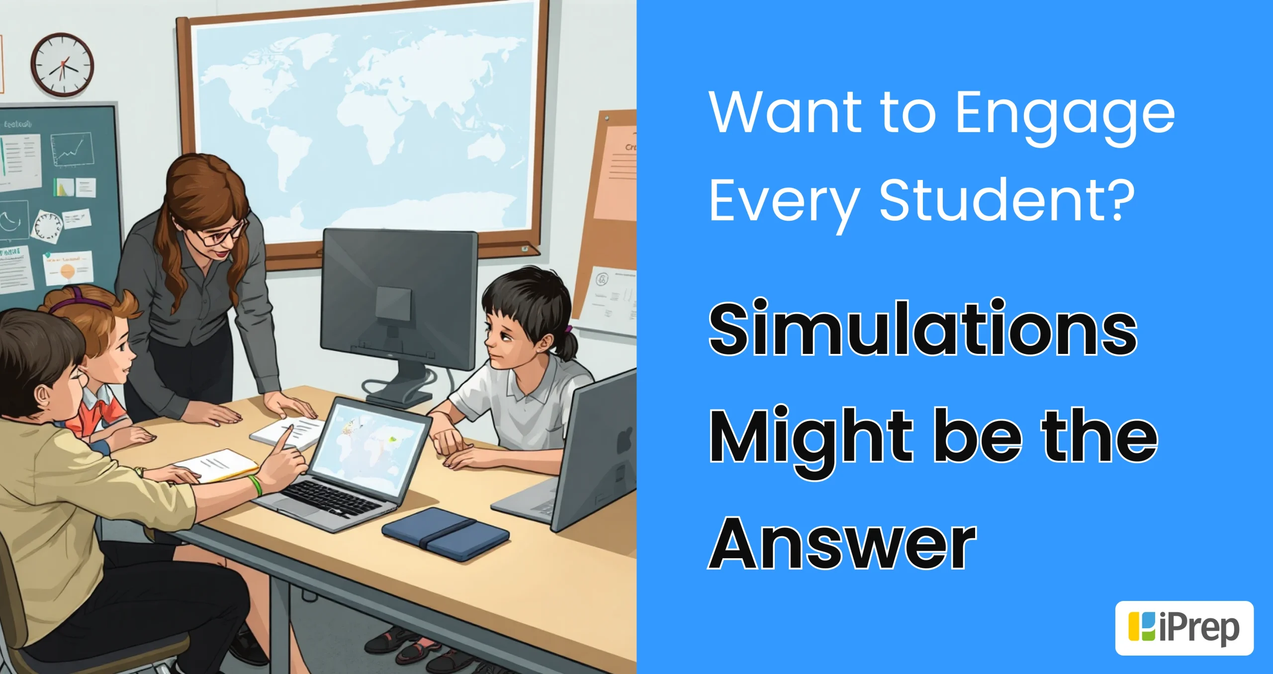 A visual representation of simulations for classroom