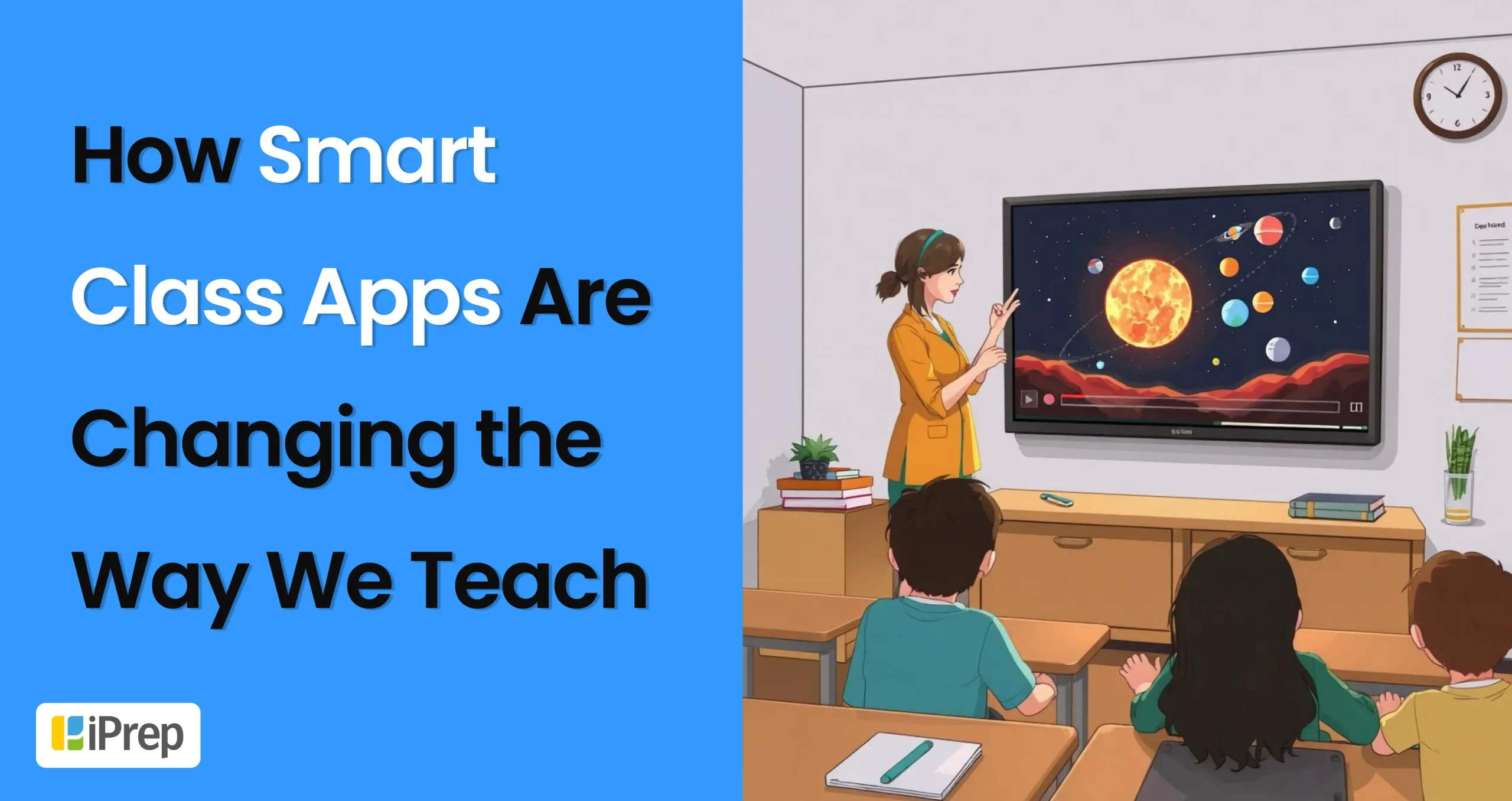 A visual representation of smart class apps for students