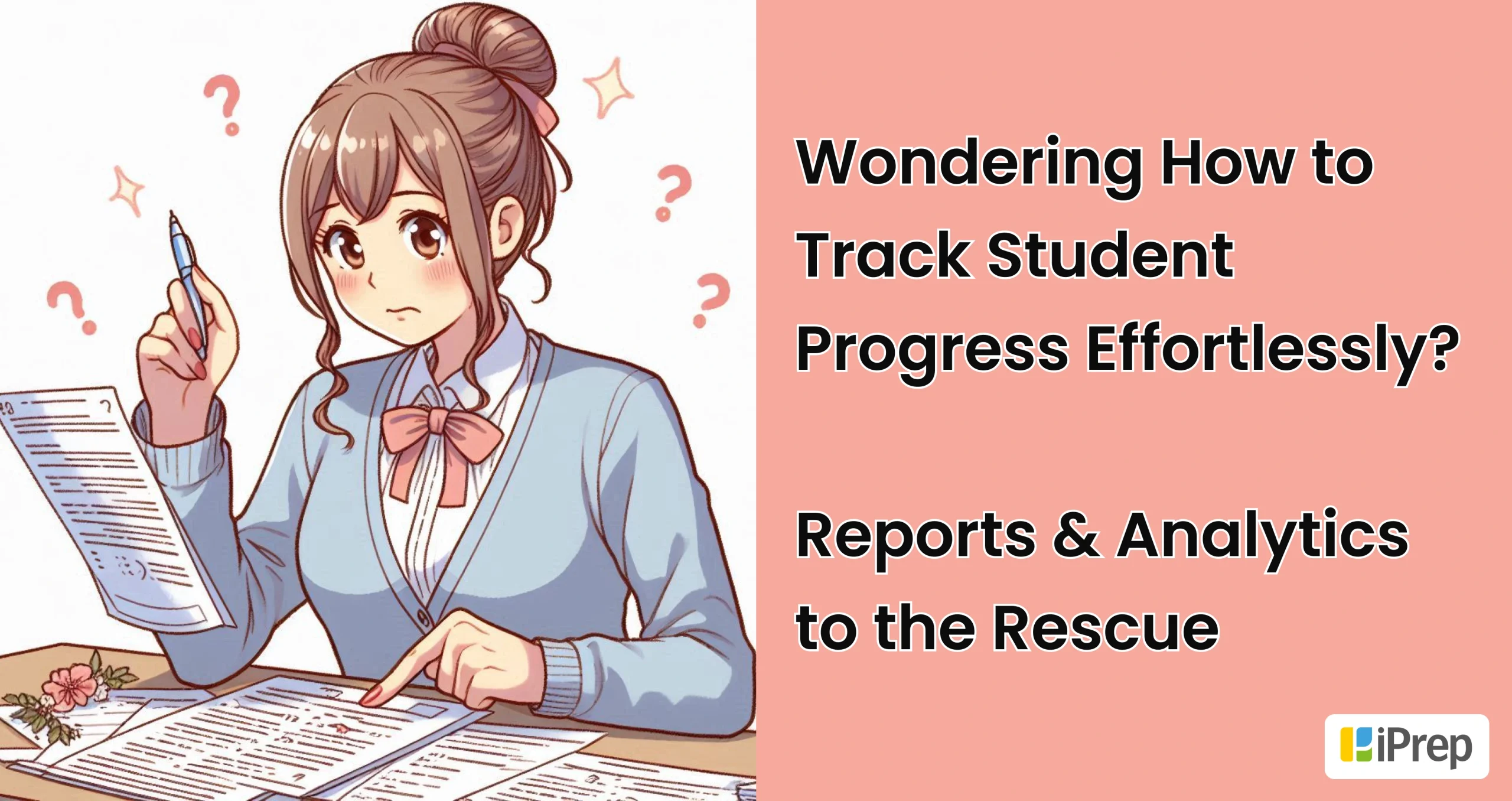 A visual representation of how to track student progress