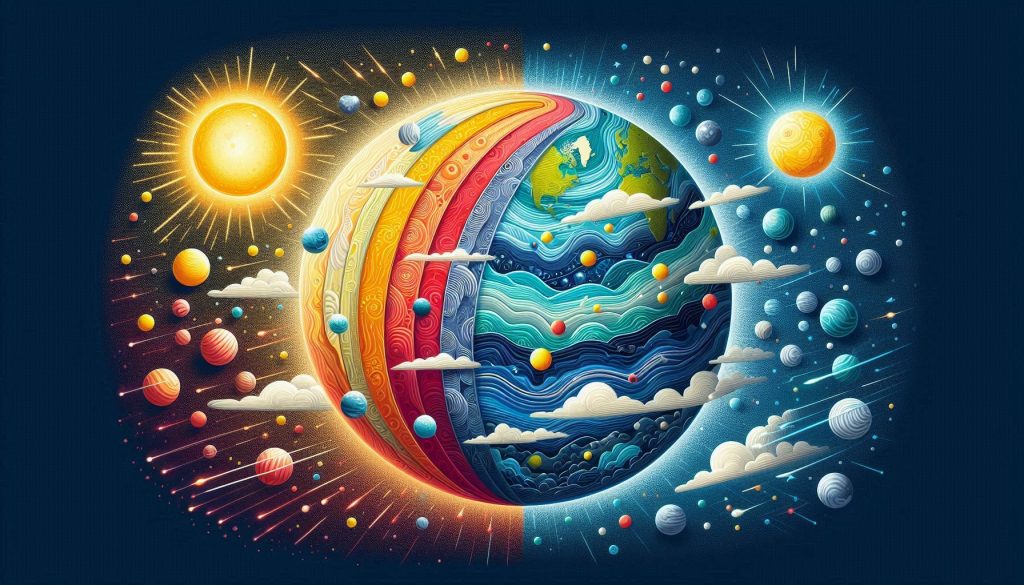 A visual representation of the Composition and Structure of the Atmosphere from class 11 geography