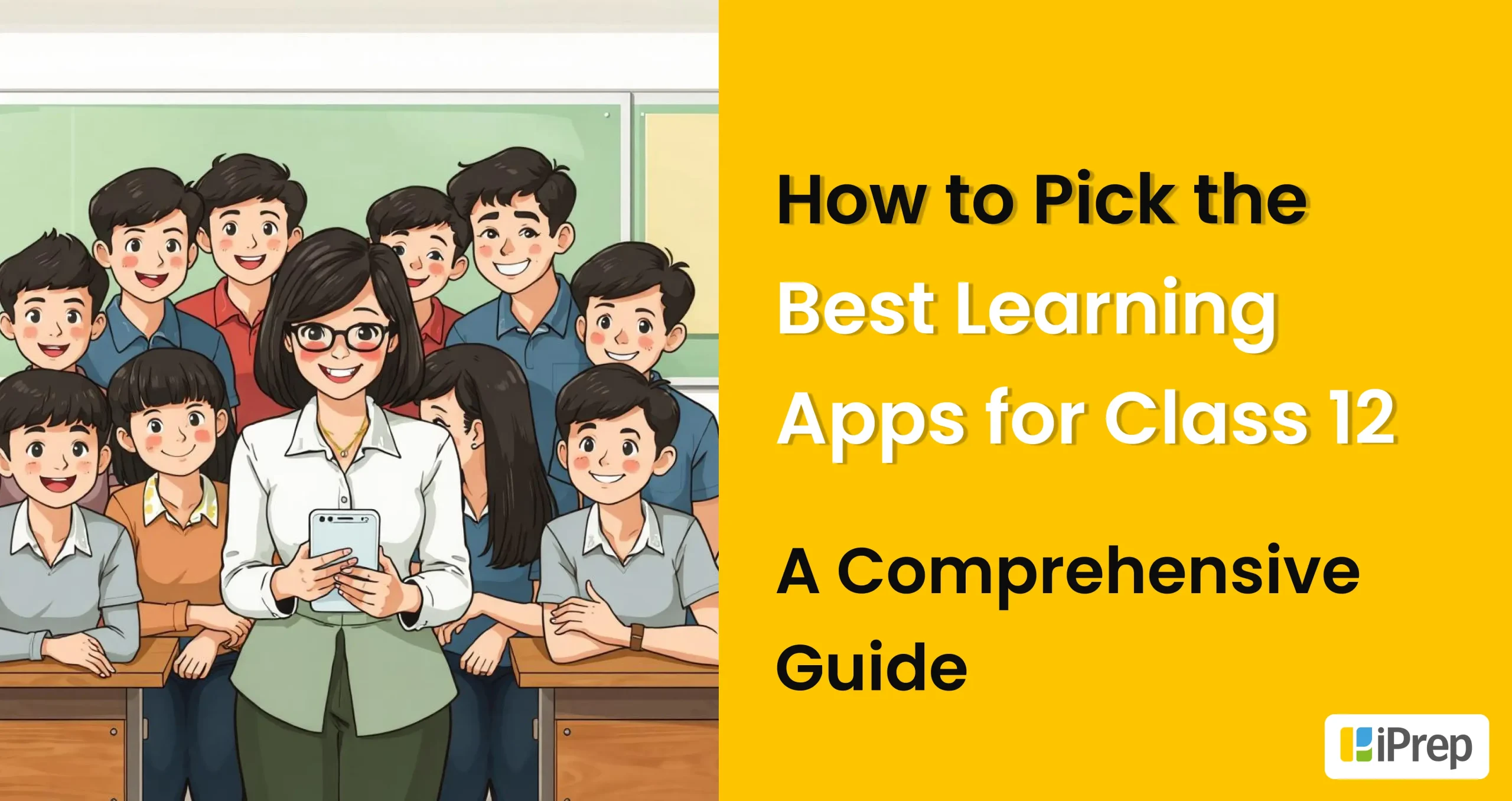 A visual representation of choosing the best learning apps for class 12