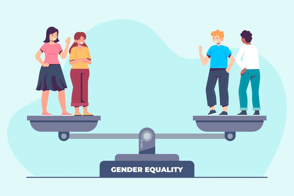 A visual of the gender equality from class 7 social science chapter 1 equality